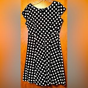 Woman’s Retro Style Polka Dot Dress